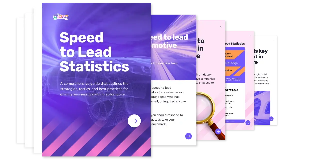 giosg Speed to Lead Statistics Guide